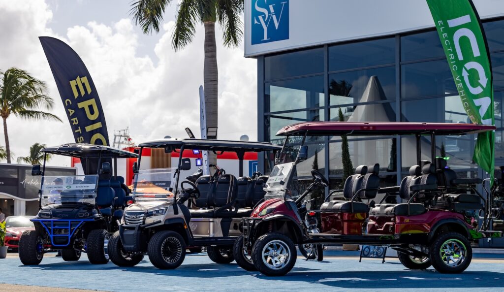 Epic Carts-Ft.-Lauderdale-International-Boat-Show-Display